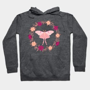 Luna Moth Wreath Hoodie